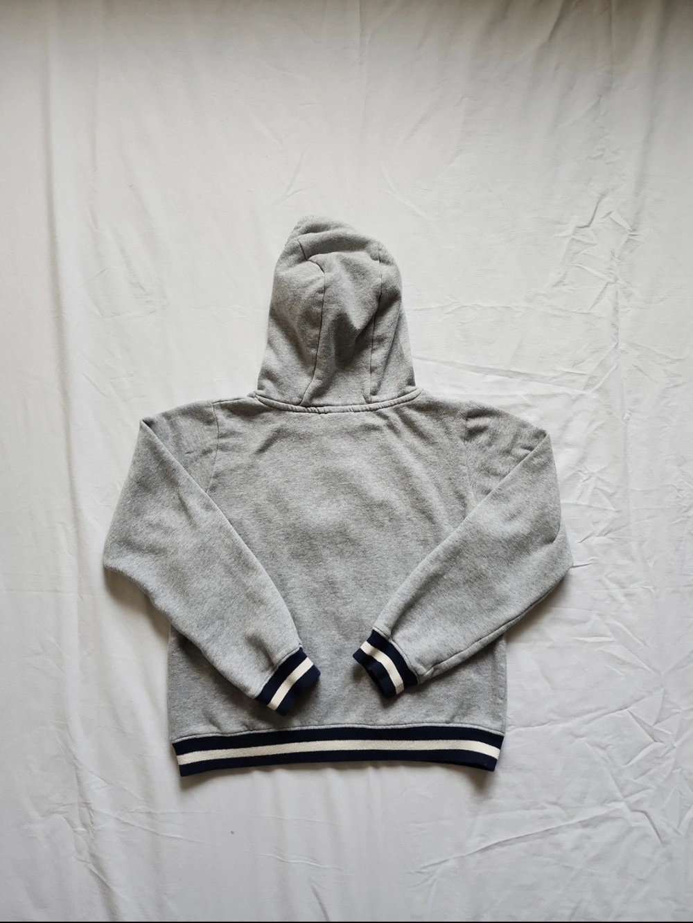 Disney Parks Mickey Mouse Embroidered Varsity Hoodie Gray Youth XL - Picture 10 of 10